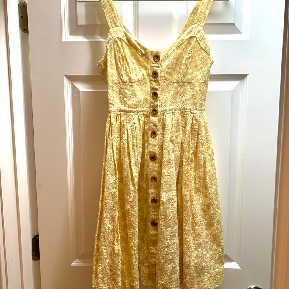 Yellow Sweetheart Dress